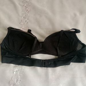 Nude N Black  Net Bra