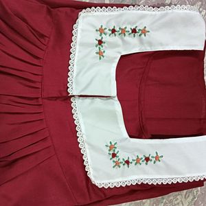 Hand Embroidary Nighty