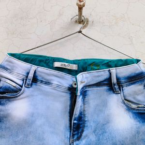 Women Lotus Light Faded Blue Jeans