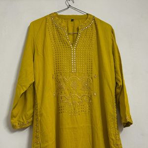 Haldi Kurti For Women