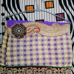 purple💜 Georgette Saree For Party Wear