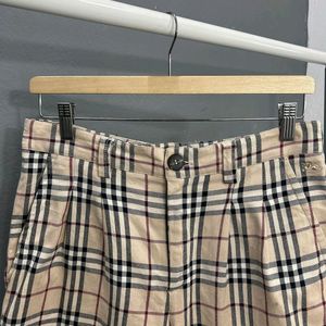 burberry plaid shorts