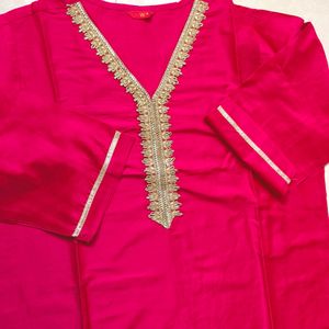 Pink Kurta Set XXL No Dupatta