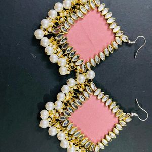 Fancy Party Wear Have Long Size Earrings All' Colo