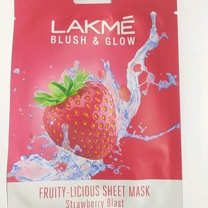 LAKME Blush & Glow Sheet Mask Pack Of 5