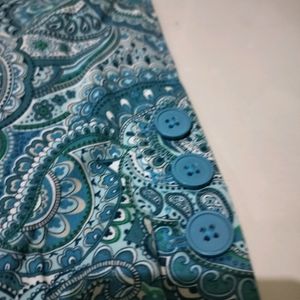 Blue Print Capri Pant