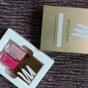 Myglamm Nailpolish Enamel Duo Combo