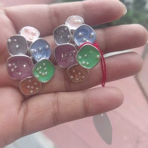 Enamel Earrings