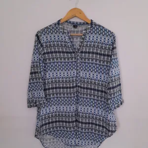 Blue Printed Top (Women's)