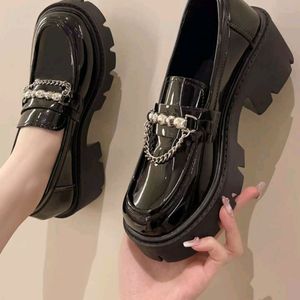 Chunky Loafers With Chain Detailing