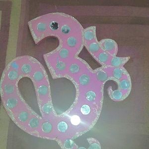 Wooden Om Wall Hanging