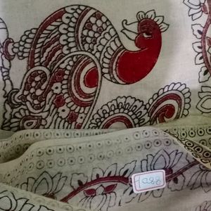 Beautiful Kalamkari mul Cotton