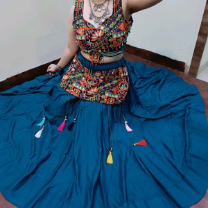 Blue Lehnga Choli