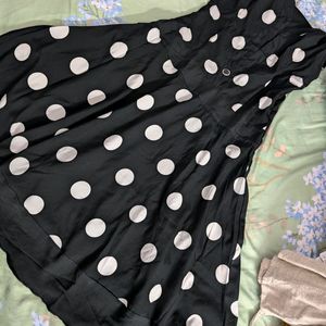 Black Polka Dot Dress 🖤