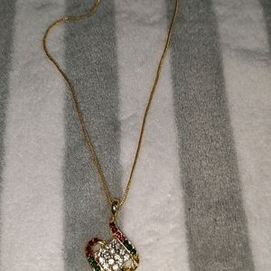 Beautiful AD Necklace With Earrings