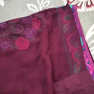 Multicolour Saree