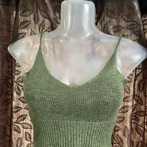 Wool Cami Crop Top