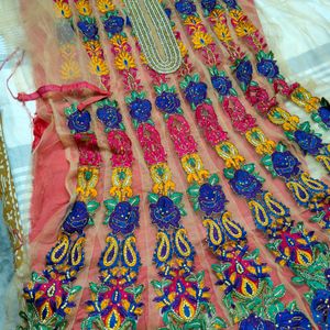 Full Net Work Anarkali Dress