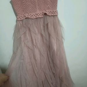 Printerest Nude Blush Pink Dress