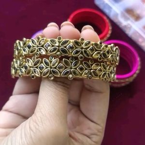 Big Combo set of Handcrafted Silk Thread Bangles