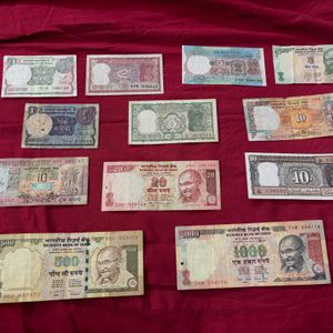 Old Indian Currency Set