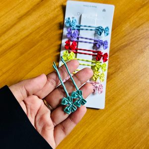 Cute Bow Bobby Pin Sets @ ₹60/- For Two Pairs