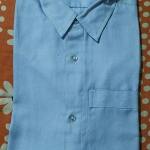 Men Formal Blue Shirt