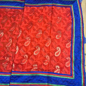 Kota Supernet Saree With Blouse Navratri Special