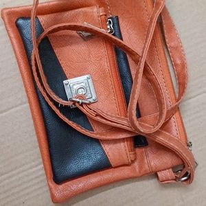 Multiple Compartment Stylish Sling Bag