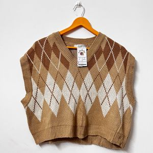 Brown Sweater Vest