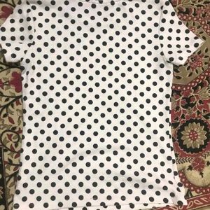 White Polka Dot Classy Top