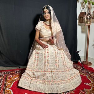 Peach Lehenga Choli