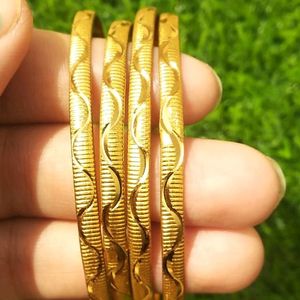 Beautiful Bangles Set Of 4 Gold Plated