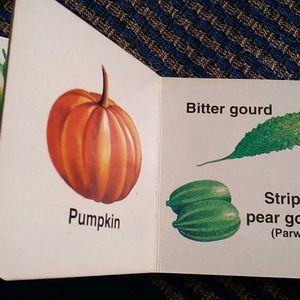 Small Board Book Of Vegetables