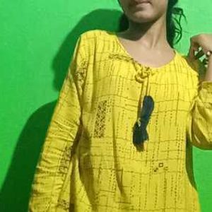 Straight Yellow Kurti