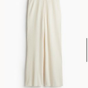 H&M Flared Rib- Knit Trouser