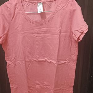 Pink T-shirt Never Used L Size