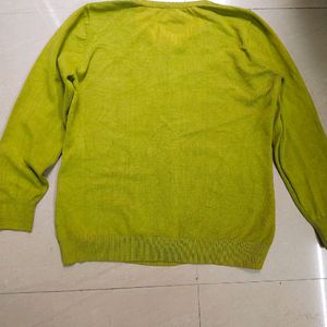 Lime Green Colour Sweater