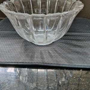 Crystal Glass Serving Bowl