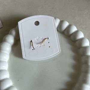 Anti-tarnish hoop earrings