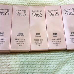 LAKME 9TO5 PRIMER+MATTE PERFECT COVER FOUNDATION