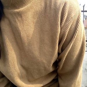 Korean Brown Sweatshirt Top