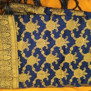 Navy Blue Dupatta