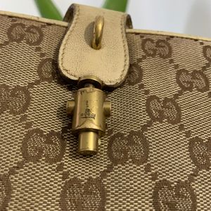 Gucci GG Vintage Coded Bulet LeatherBifold Wallet