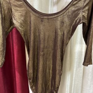 Shining Golden Bodysuit