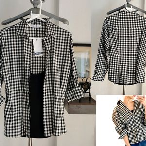 Zara gingham Checked Shirt