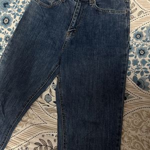 High Waist Straight Fit Jeans