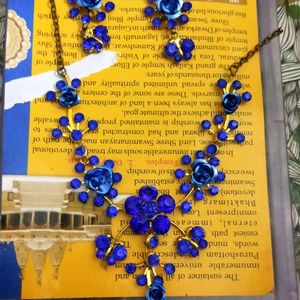 Blue Earrings Necklaces