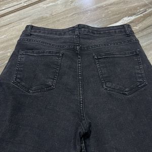 Kotty Black Straight Fit Jeans