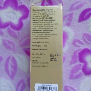 Myglamm Super Serum Foundation 101c Rosette